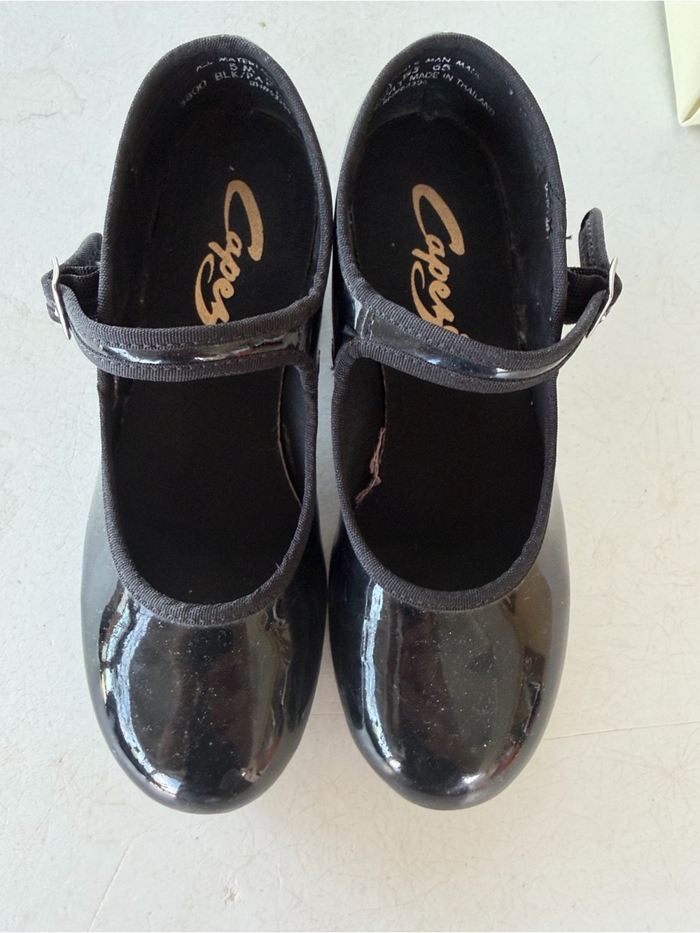 Capezio Black Patent Mary Jane Dance Shoes for Kids
